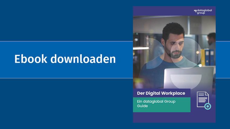 Titelbild Digital Workplace-Guide der dataglobal Group