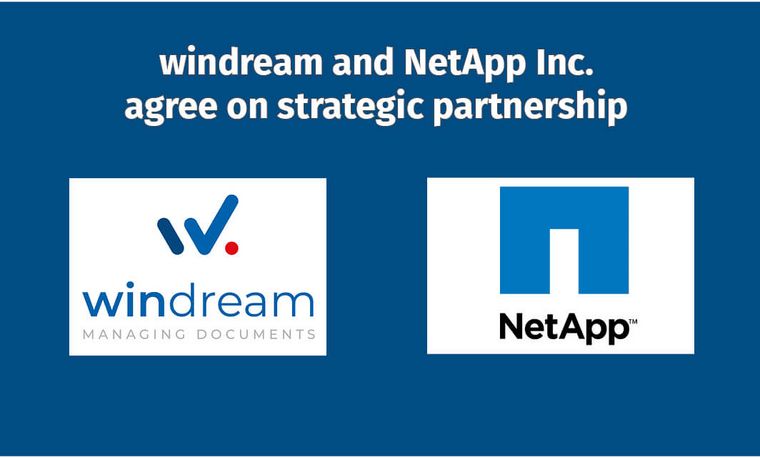 windream and NetApp Inc. agree on a strategic partnership