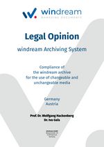 Legal Department - windream GmbH