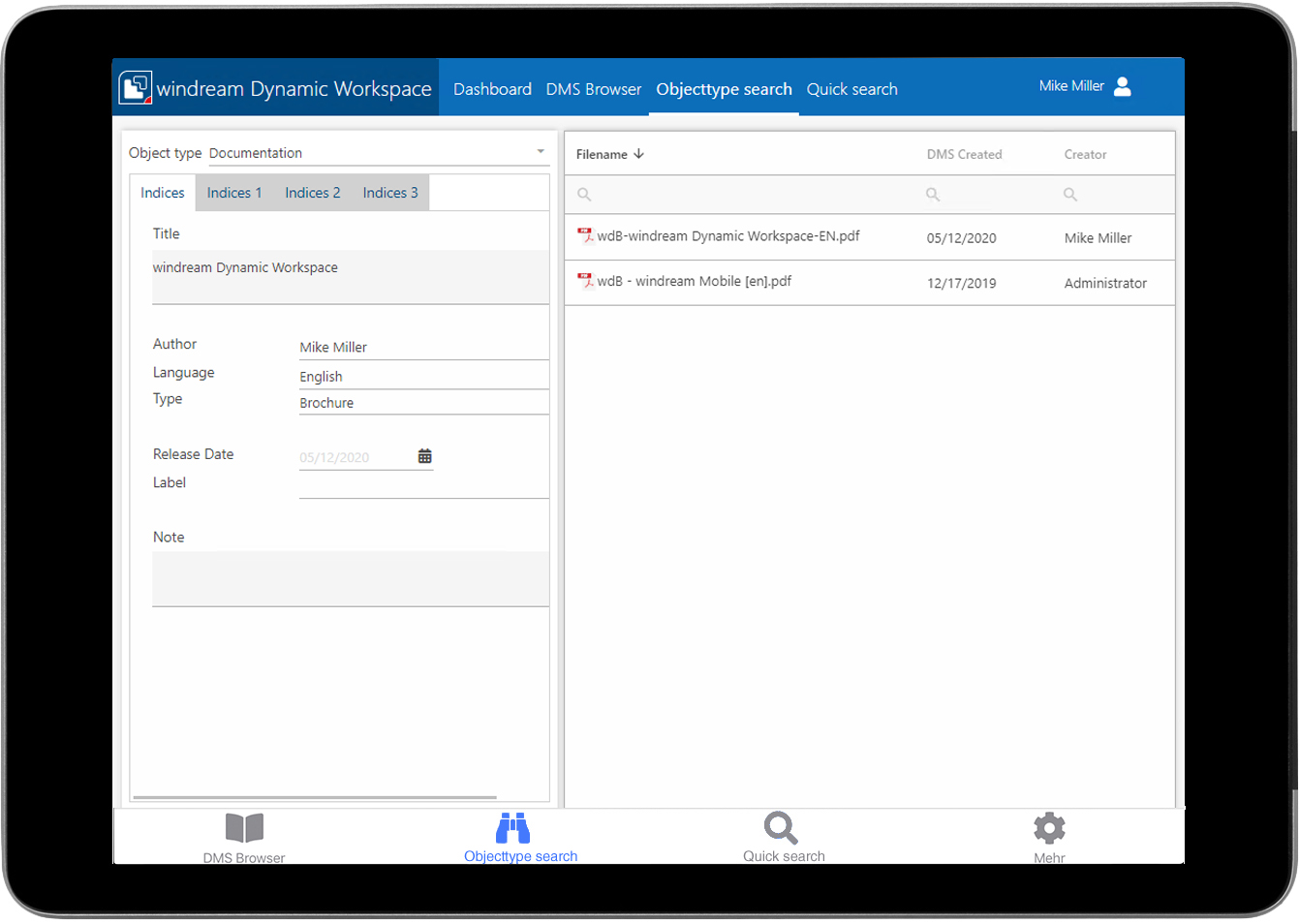 windream Dynamic Workspace - The key feature of windream 7 - windream GmbH