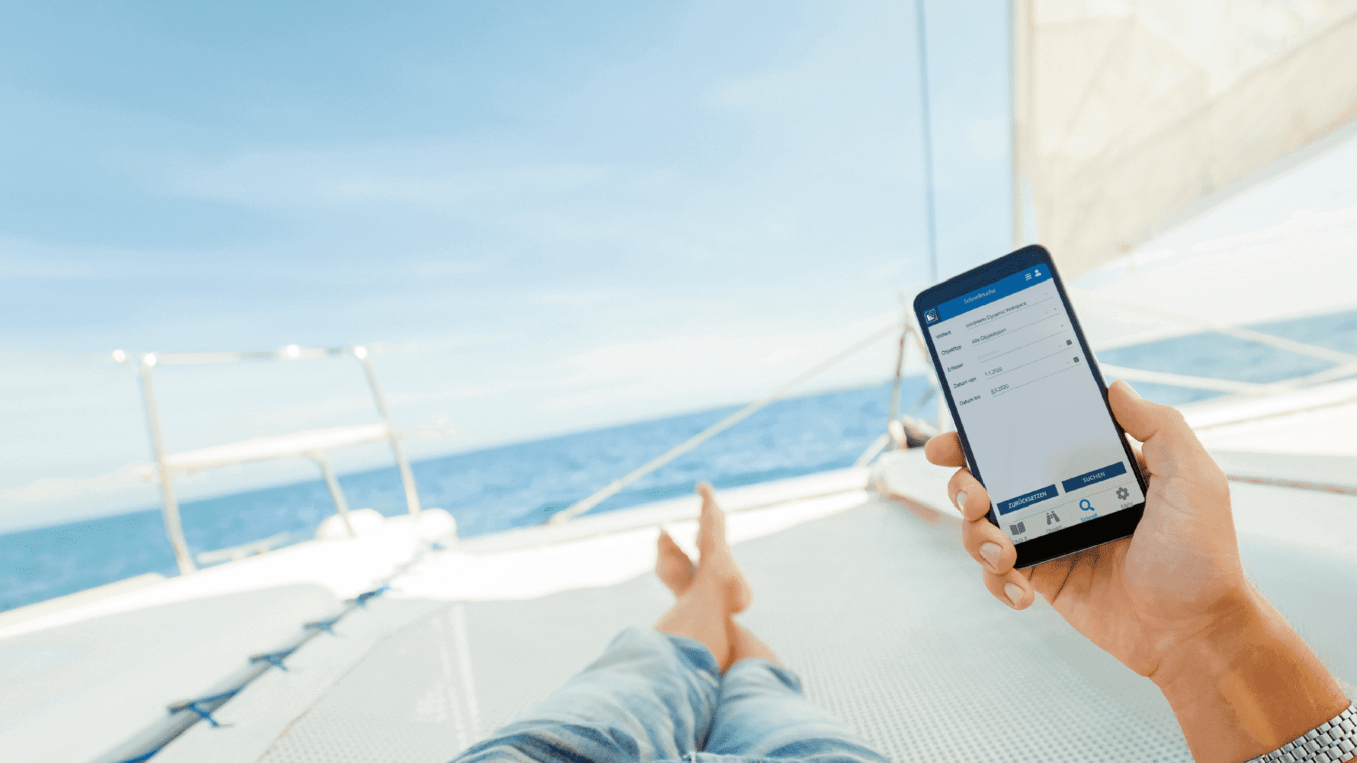 Mobiles Arbeiten auf dem Boot